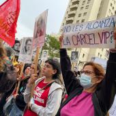 Movilización contra la prisión domiciliaria para los genocidas 